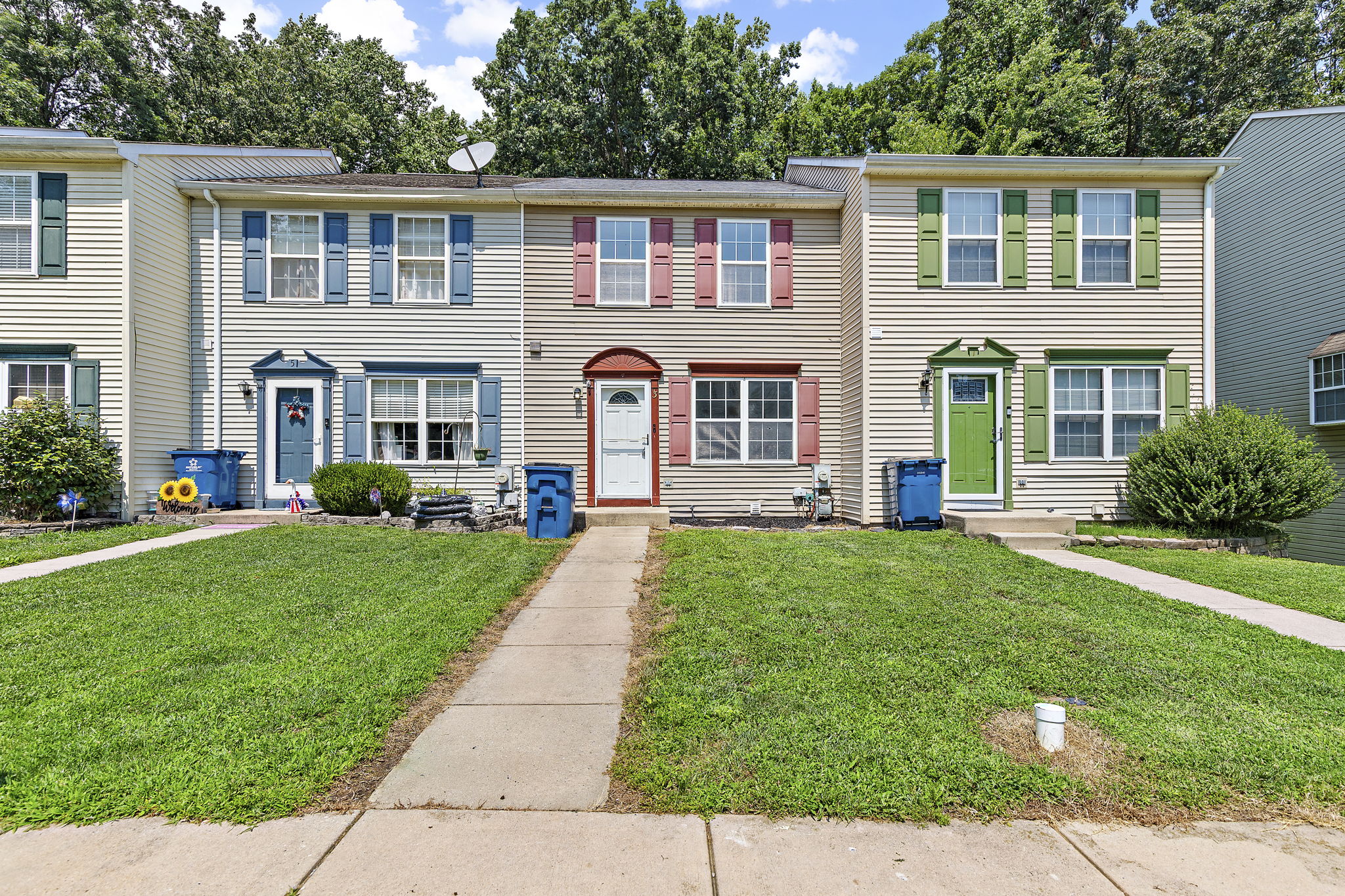 Recently leased townhome at 3 North Court in North East, Maryland